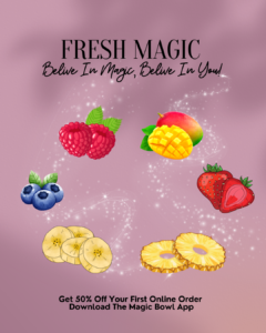 Read more about the article Fresh Fruit Smoothies: Sipping Health at Magic Bowl in Quincy