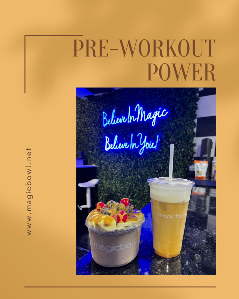 Acai Bowls and Smoothies as Pre-Workout