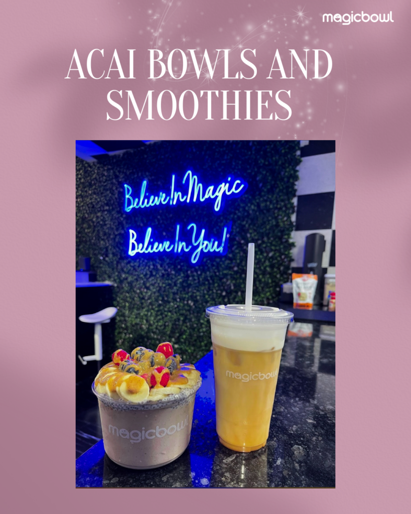 acai bowls and smoothies