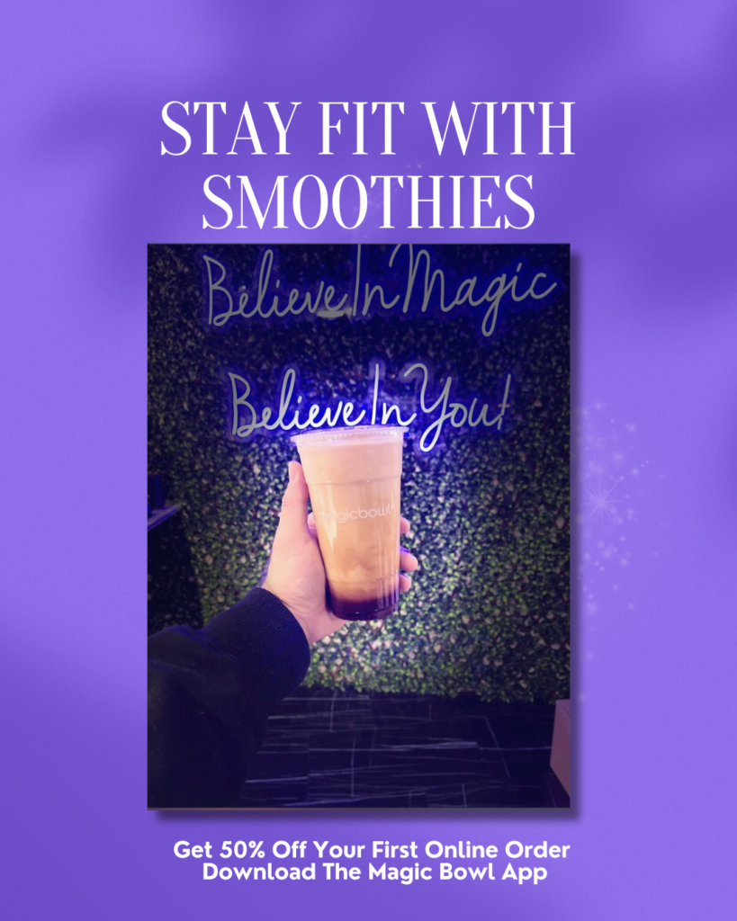 stay fit with smoothies