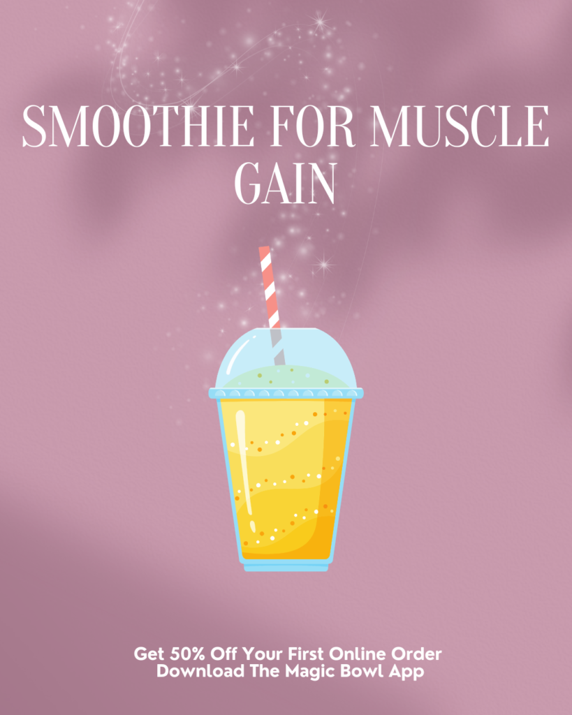 Pre workout smoothie for muscle gain